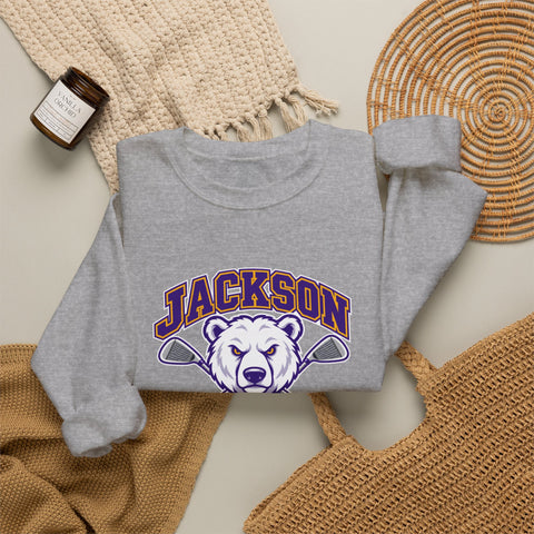 Jackson Polar Bears Golf Mascot Crewneck Sweatshirt
