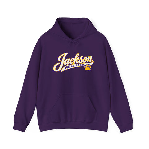 Jackson Polar Bears Classic Script Paw Hoodie