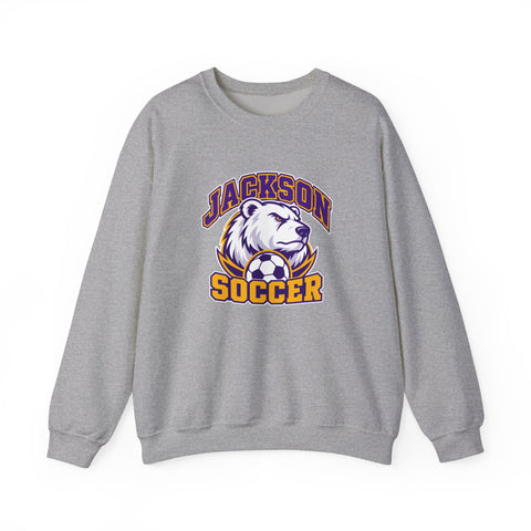 Jackson Polar Bears Soccer Mascot Crewneck Sweatshirt