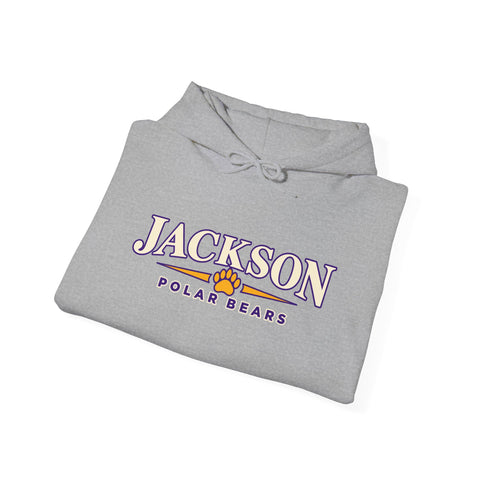 Jackson Polar Bears Classic Serif Paw Hoodie