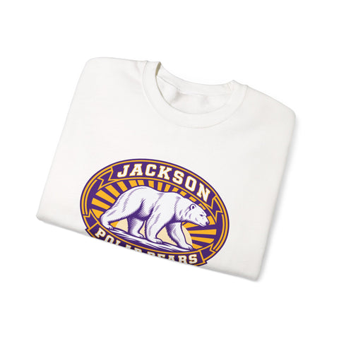 Jackson Polar Bears Heritage Bear Badge Crewneck