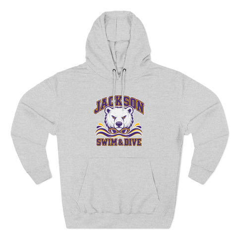 Jackson Polar Bears Swim & Dive Mascot Hoodie