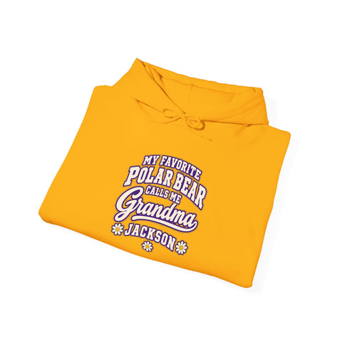 Jackson Polar Bears My Favorite Polar Bear Grandma Hoodie