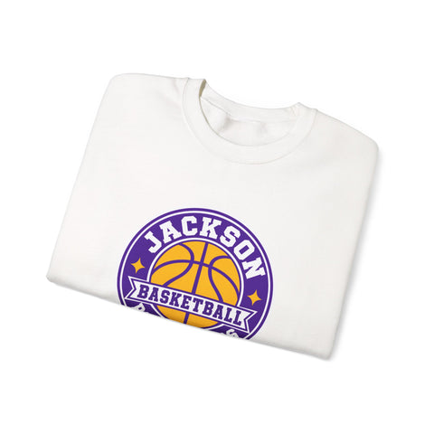 Jackson Polar Bears Basketball Retro Badge Crewneck Sweatshirt
