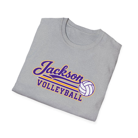 Jackson Polar Bears Volleyball Retro Script T-Shirt