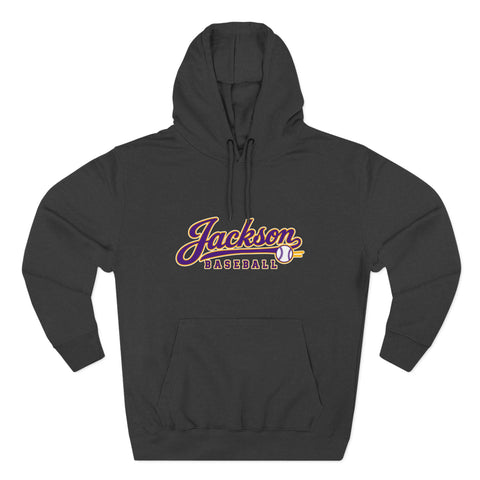 Jackson Polar Bears Baseball Retro Script Hoodie