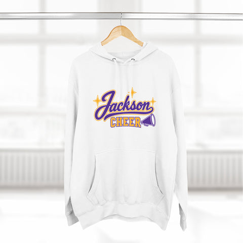Jackson Polar Bears Cheer Retro Script Hoodie