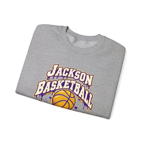 Jackson Polar Bears Basketball Drip Crewneck
