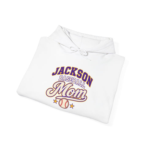Jackson Polar Bears Baseball Mom Hoodie