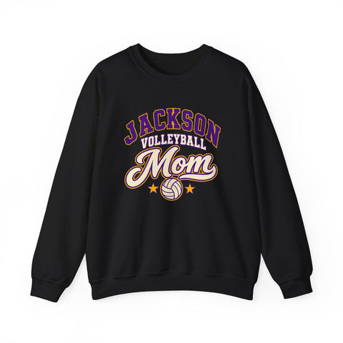 Jackson Polar Bears Volleyball Mom Crewneck