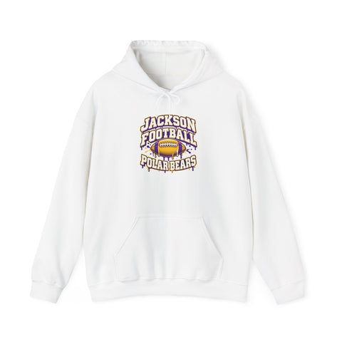 Jackson Polar Bears Football Drip Hoodie