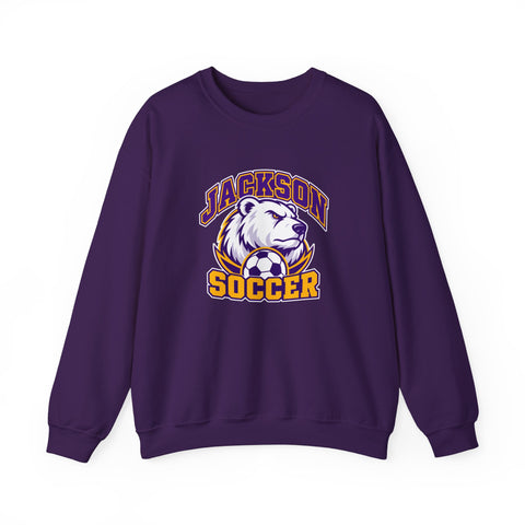 Jackson Polar Bears Soccer Mascot Crewneck Sweatshirt