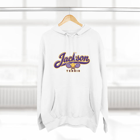 Jackson Polar Bears Tennis Retro Script Hoodie