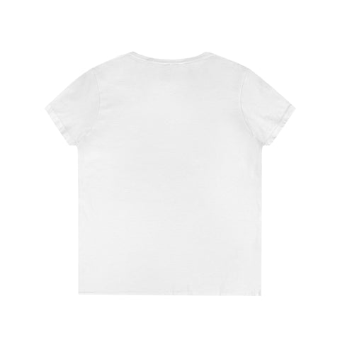 Jackson Polar Bears Women’s Gingham J Bow V-Neck T-Shirt