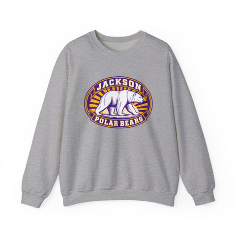 Jackson Polar Bears Heritage Bear Badge Crewneck