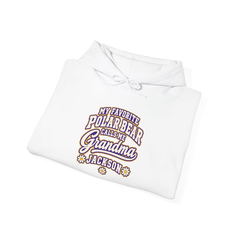 Jackson Polar Bears My Favorite Polar Bear Grandma Hoodie