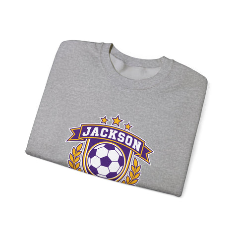 Jackson Polar Bears Soccer Retro Crest Crewneck Sweatshirt