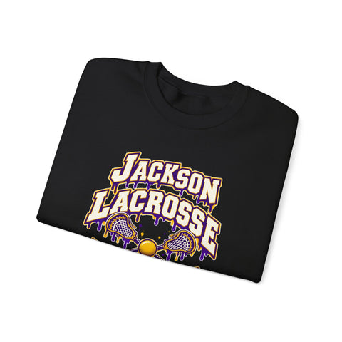 Jackson Polar Bears Lacrosse Drip Crewneck