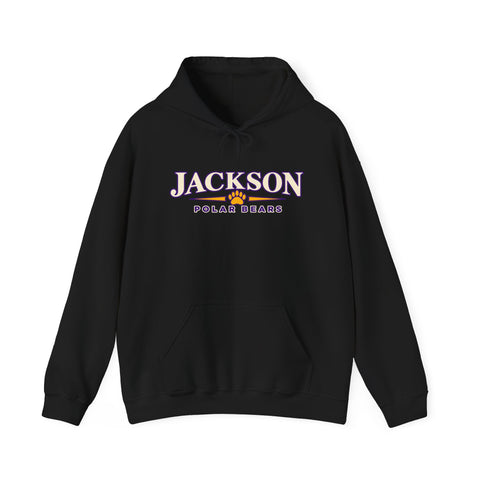 Jackson Polar Bears Classic Serif Paw Hoodie