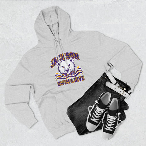 Jackson Polar Bears Swim & Dive Mascot Hoodie