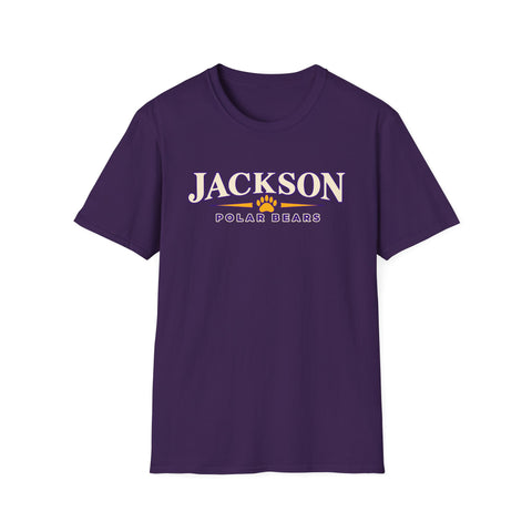 Jackson Polar Bears Classic Serif Paw T-Shirt
