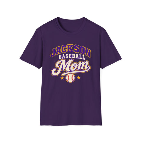 Jackson Polar Bears Baseball Mom T-Shirt