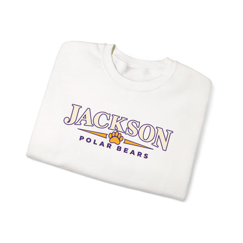 Jackson Polar Bears Classic Serif Paw Crewneck