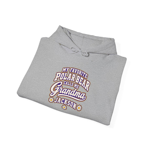 Jackson Polar Bears My Favorite Polar Bear Grandma Hoodie