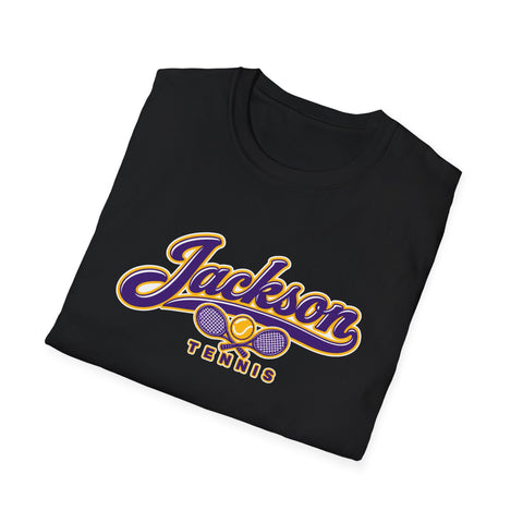 Jackson Polar Bears Tennis Retro Script T-Shirt