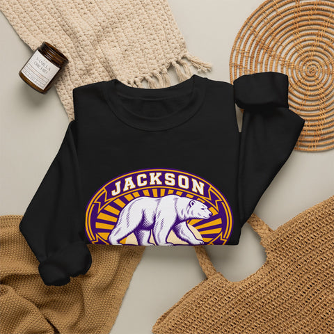 Jackson Polar Bears Heritage Bear Badge Crewneck