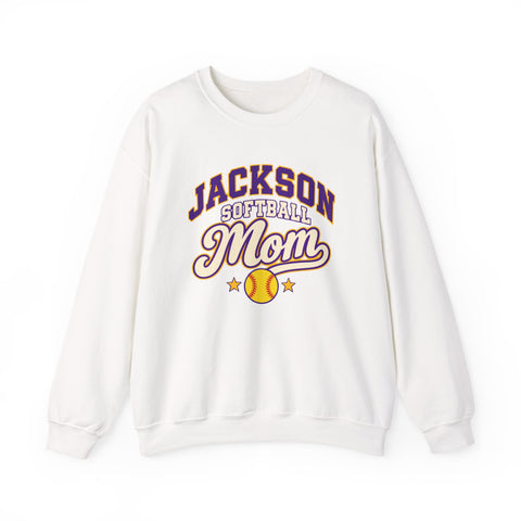 Jackson Polar Bears Softball Mom Crewneck