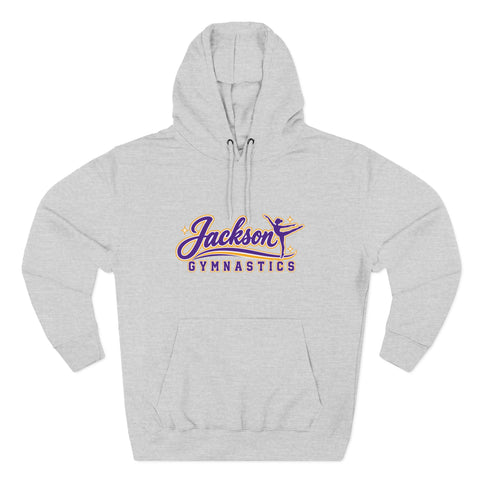 Jackson Polar Bears Gymnastics Retro Script Hoodie
