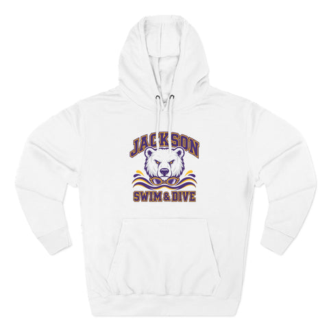 Jackson Polar Bears Swim & Dive Mascot Hoodie