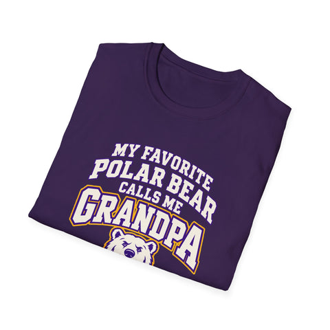Jackson Polar Bears My Favorite Polar Bear Grandpa T-Shirt