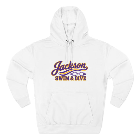 Jackson Polar Bears Swim & Dive Retro Wave Hoodie