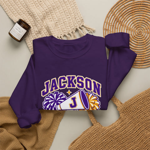 Jackson Polar Bears Cheer Megaphone Crewneck Sweatshirt