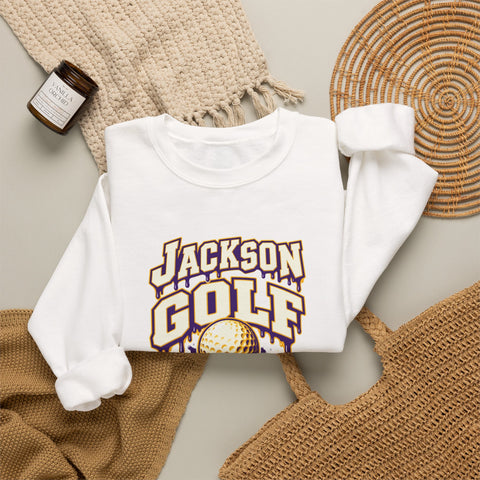 Jackson Polar Bears Golf Drip Crewneck