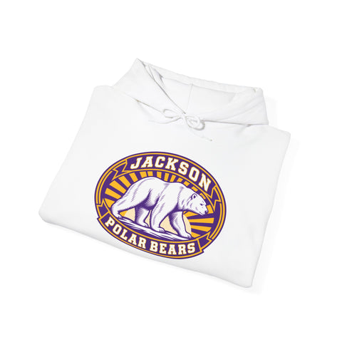 Jackson Polar Bears Heritage Bear Badge Hoodie