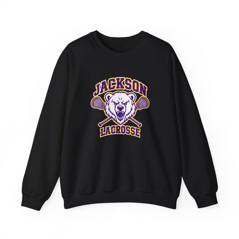 Jackson Polar Bears Lacrosse Mascot Crewneck Sweatshirt