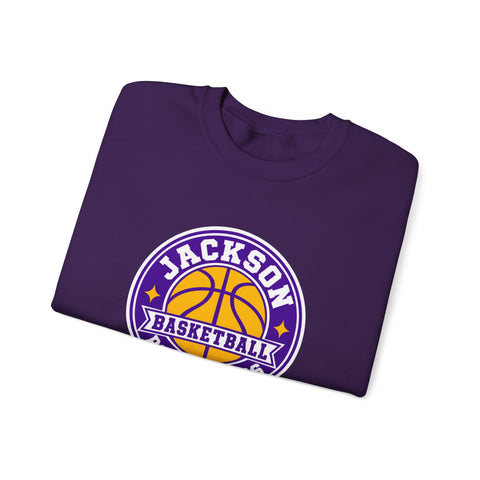 Jackson Polar Bears Basketball Retro Badge Crewneck Sweatshirt