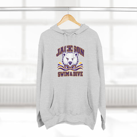 Jackson Polar Bears Swim & Dive Mascot Hoodie