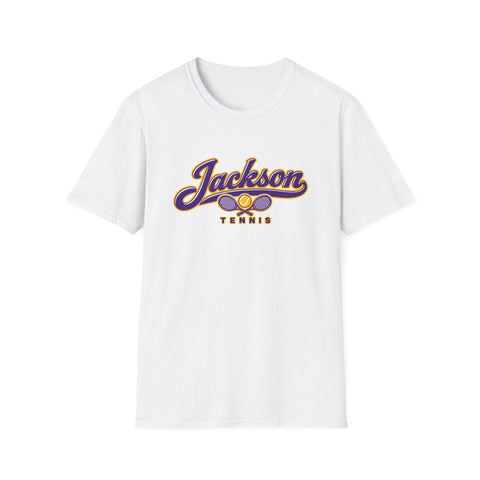 Jackson Polar Bears Tennis Retro Script T-Shirt