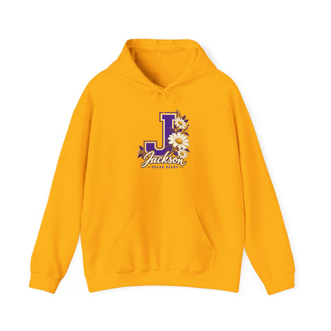 Jackson Polar Bears Daisy Monogram J Hoodie