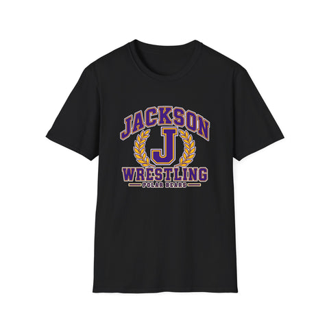 Jackson Polar Bears Wrestling Varsity J T-Shirt