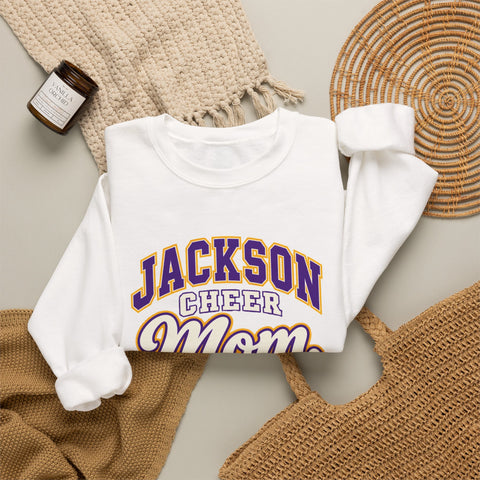 Jackson Polar Bears Cheer Mom Crewneck