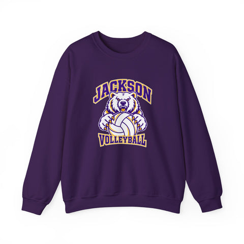 Jackson Polar Bears Volleyball Mascot Crewneck Sweatshirt