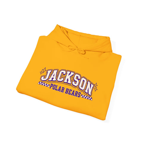 Jackson Polar Bears Checkerboard Spirit Hoodie
