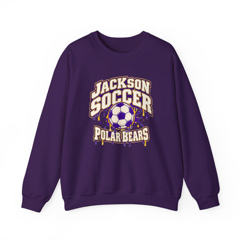 Jackson Polar Bears Soccer Drip Crewneck