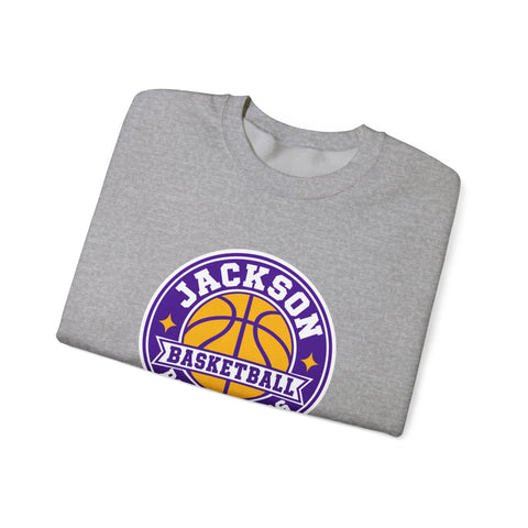Jackson Polar Bears Basketball Retro Badge Crewneck Sweatshirt