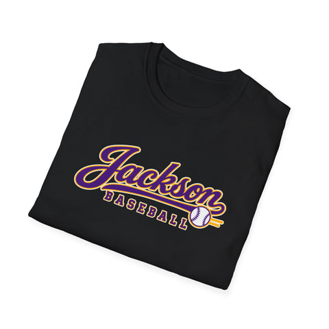 Jackson Polar Bears Baseball Retro Script T-Shirt